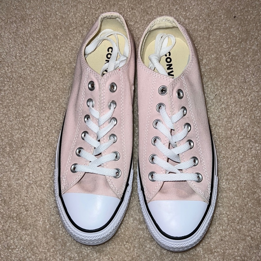 Light Pink Low-Top Converse